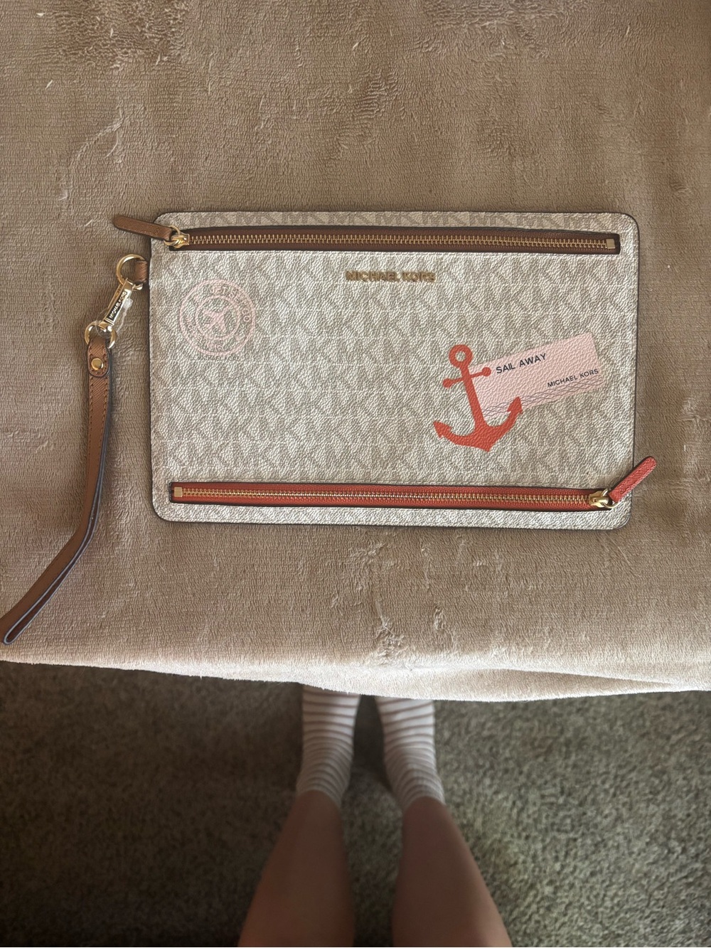 Michael Kors “Sail Away” Nautical Wristlet ⚓️